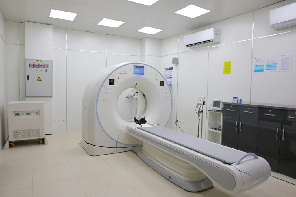 A Magnetic Resonance Imaging machine at the hospital